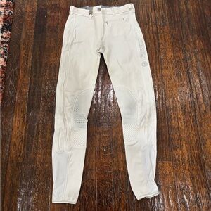 Kids Pikeur Riding Pants-White
